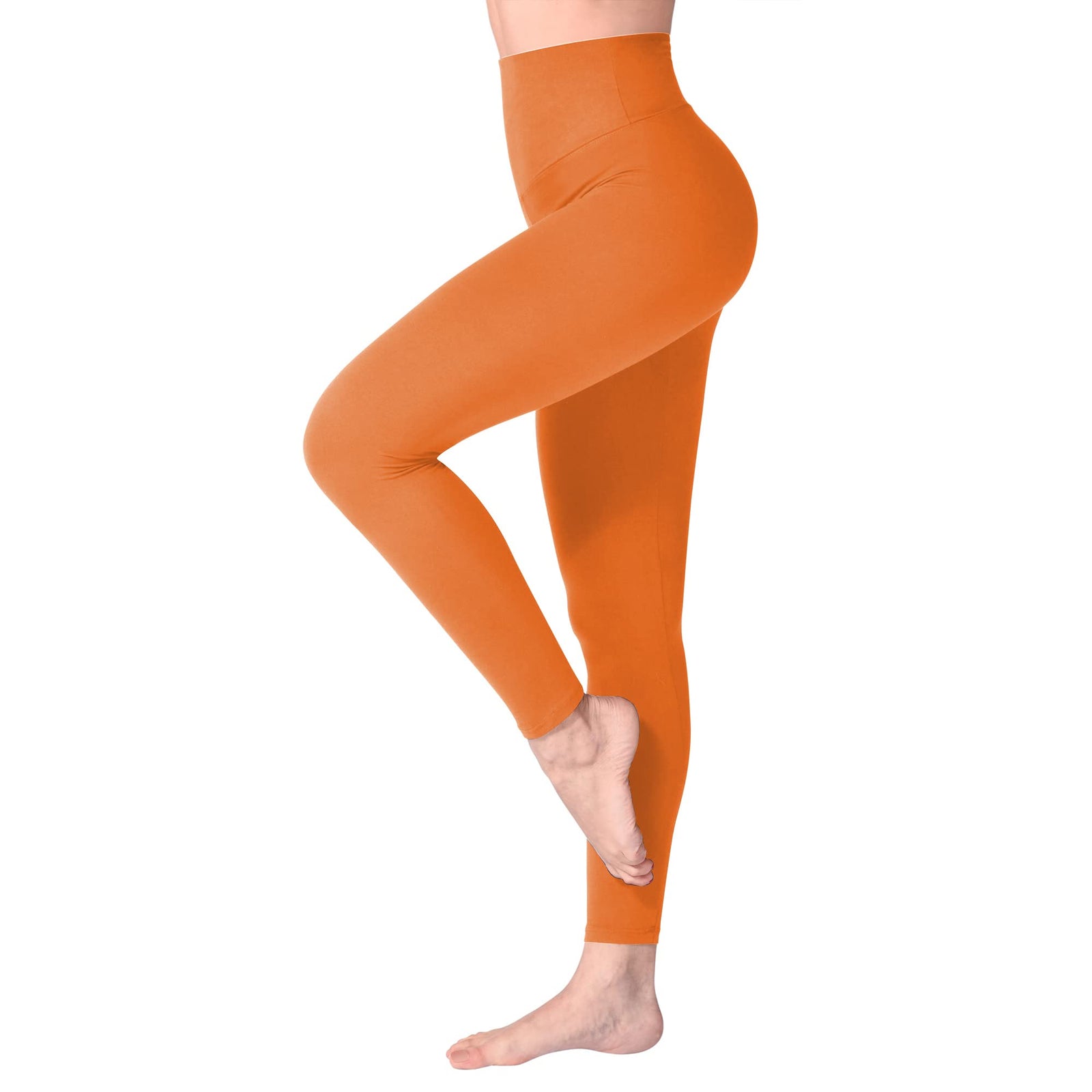 Leggings Damen High Waist - Blickdicht Leggins mit Bauchkontrolle für Sport Yoga Gym