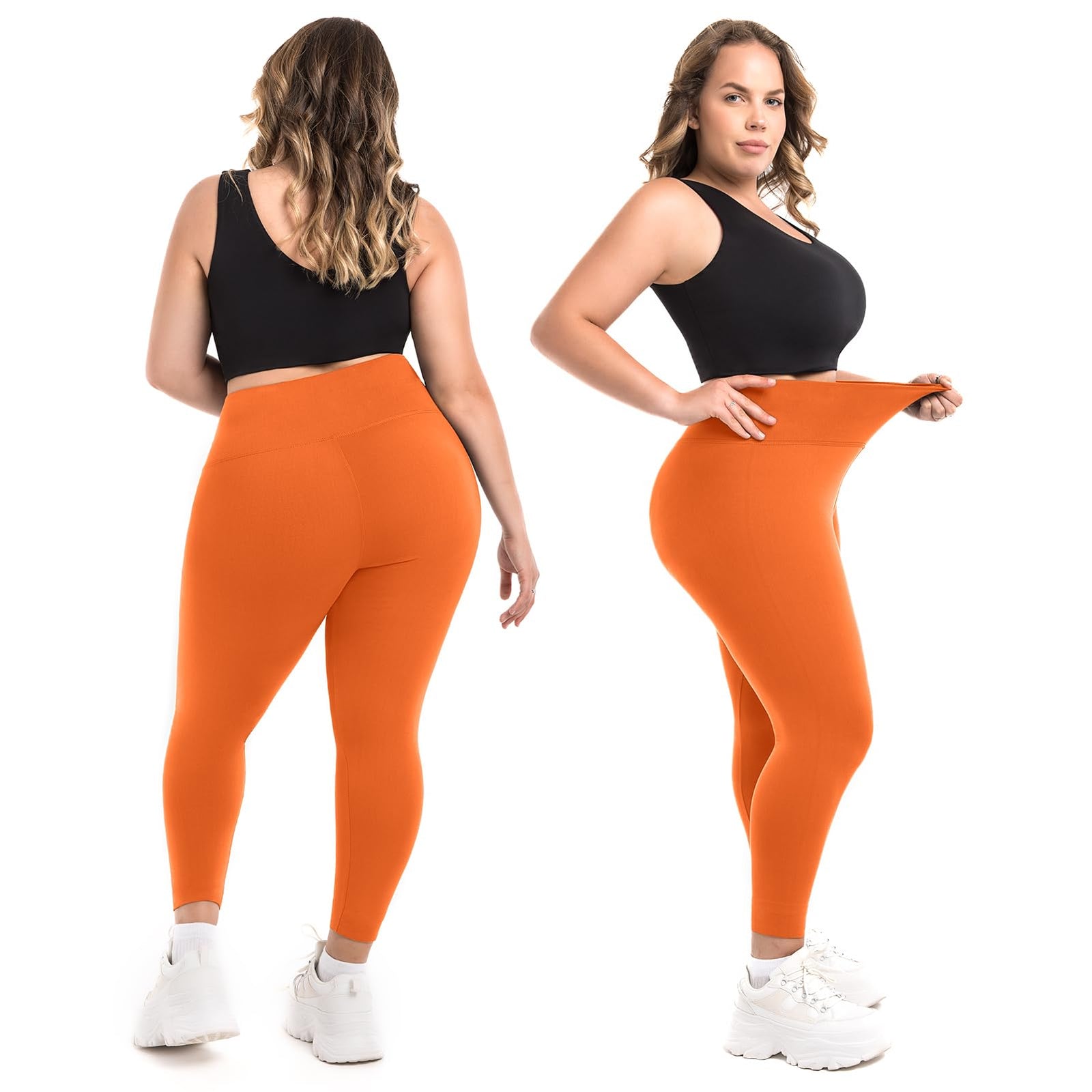 Leggings Damen Plus Size Große Größen High Waist Sport Leggings Damen für Gym Outdoor