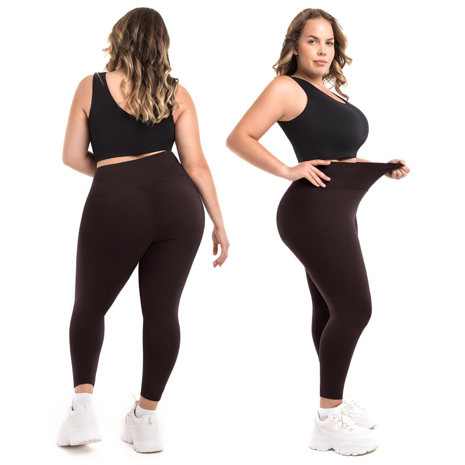 Leggings Damen Plus Size Große Größen High Waist Sport Leggings Damen für Gym Outdoor