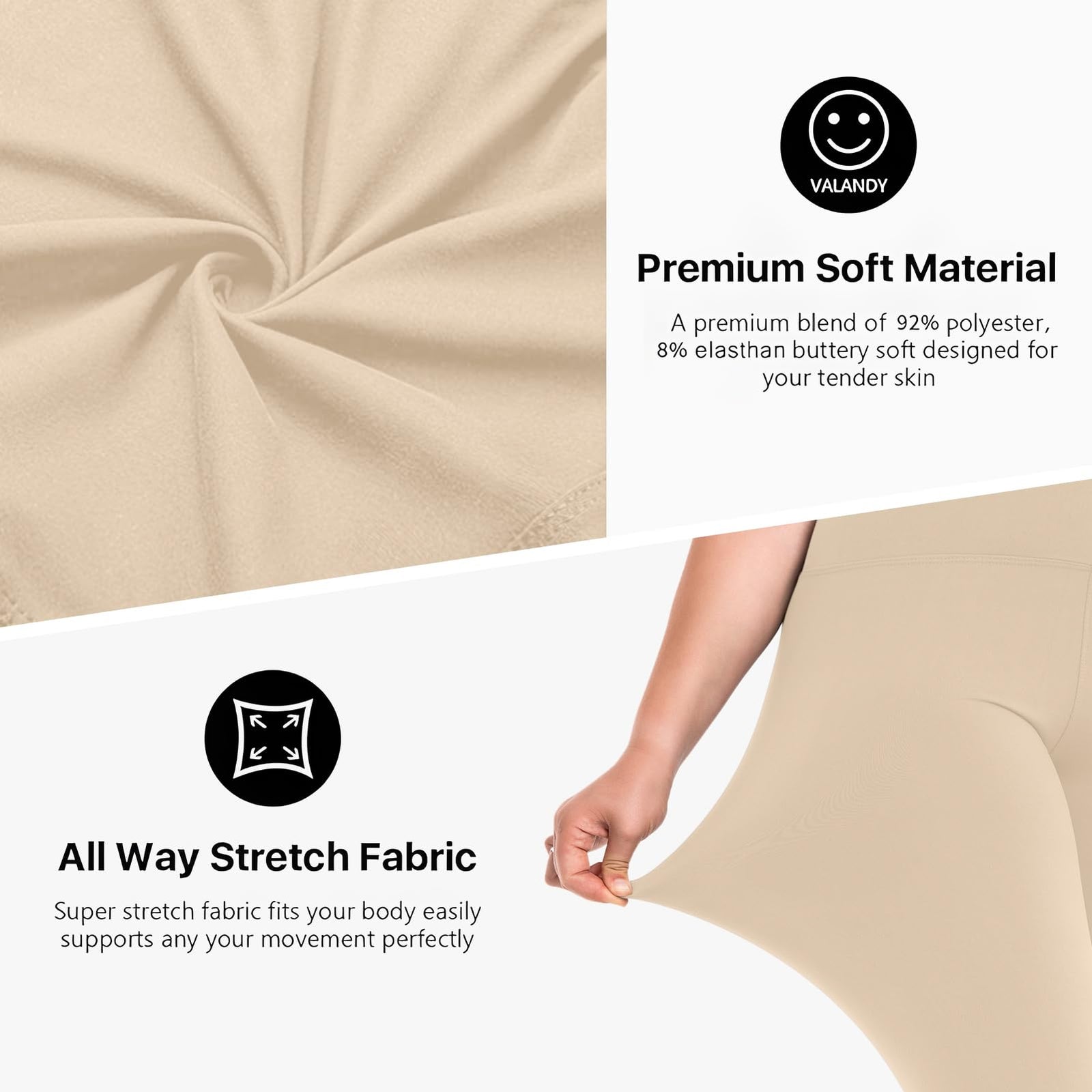 Leggings Damen Plus Size Große Größen High Waist Sport Leggings Damen für Gym Outdoor