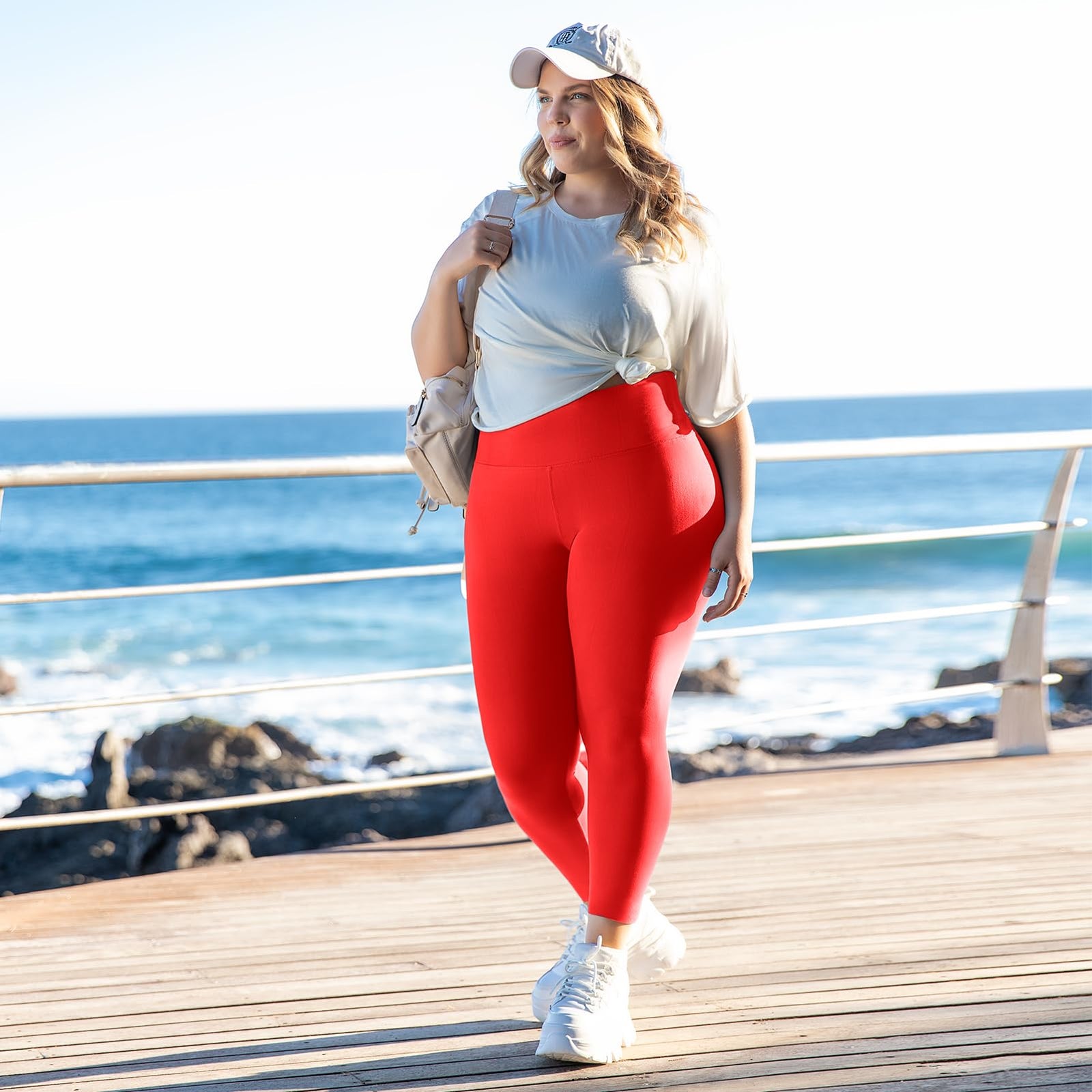 Leggings Damen Plus Size Große Größen High Waist Sport Leggings Damen für Gym Outdoor
