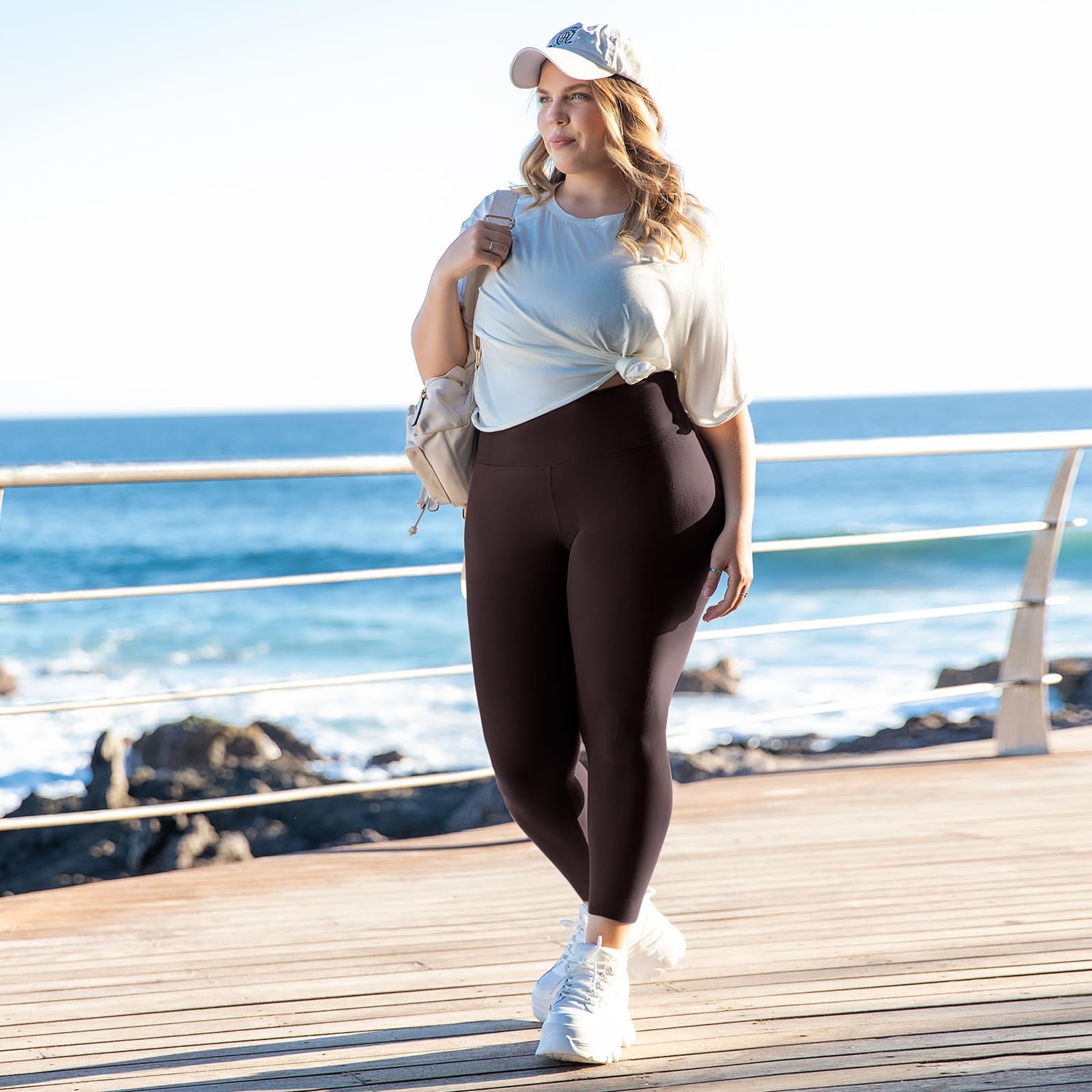 Leggings Damen Plus Size Große Größen High Waist Sport Leggings Damen für Gym Outdoor