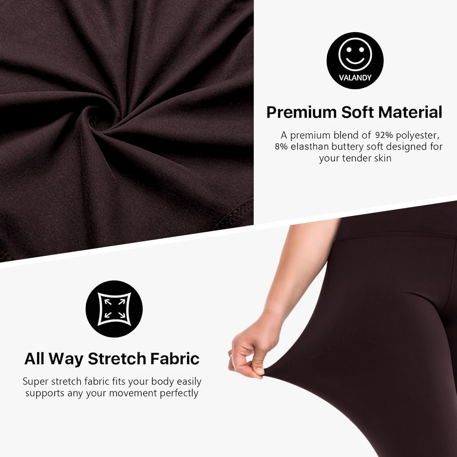 Leggings Damen Plus Size Große Größen High Waist Sport Leggings Damen für Gym Outdoor
