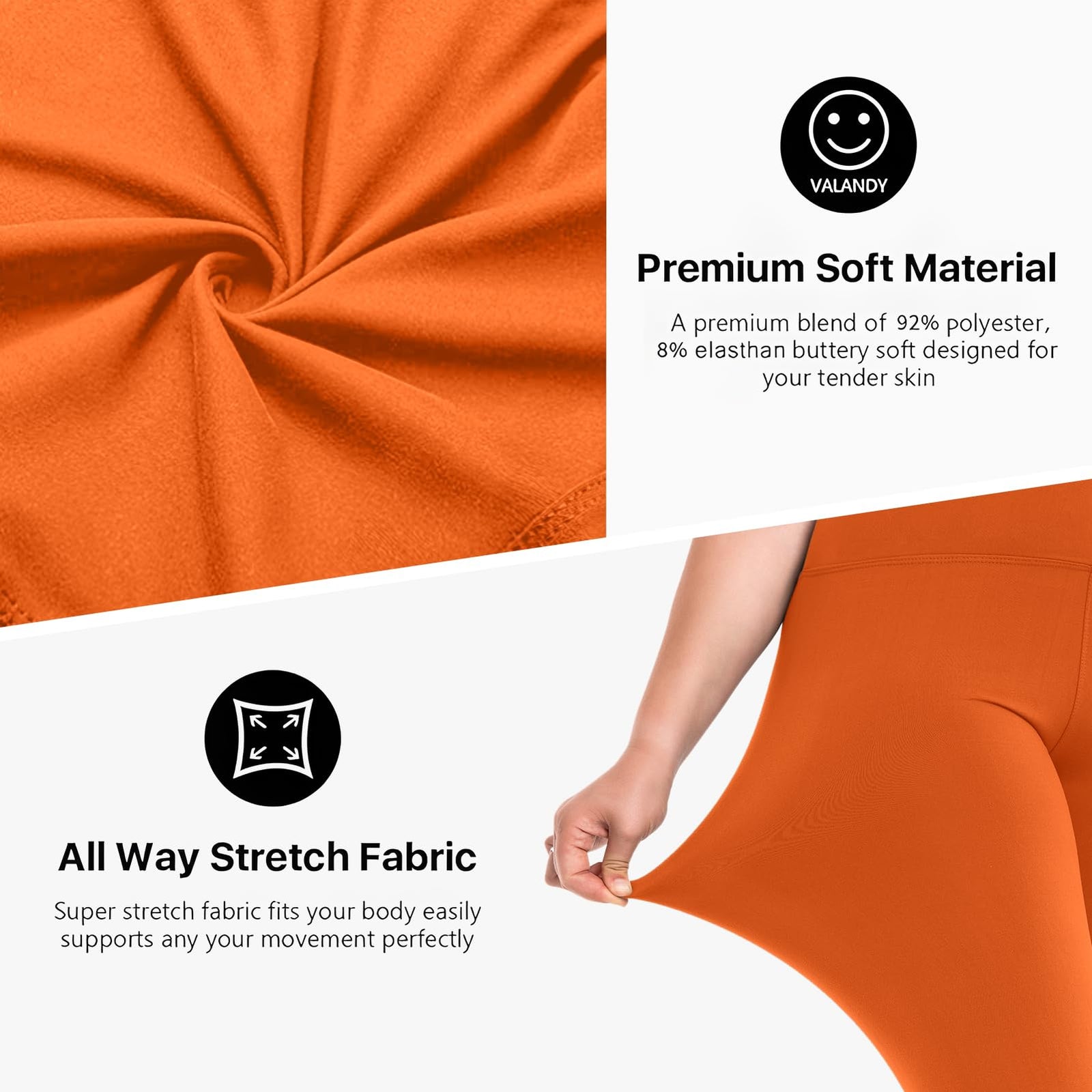 Leggings Damen Plus Size Große Größen High Waist Sport Leggings Damen für Gym Outdoor