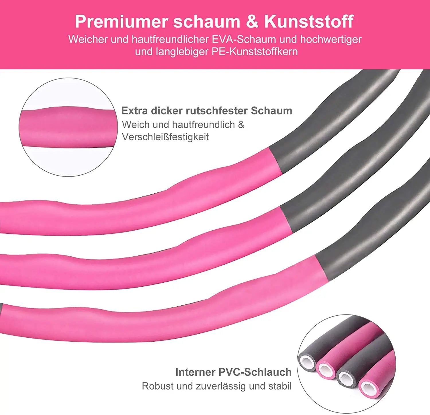 Hula Hoop Reifen 8 Teile