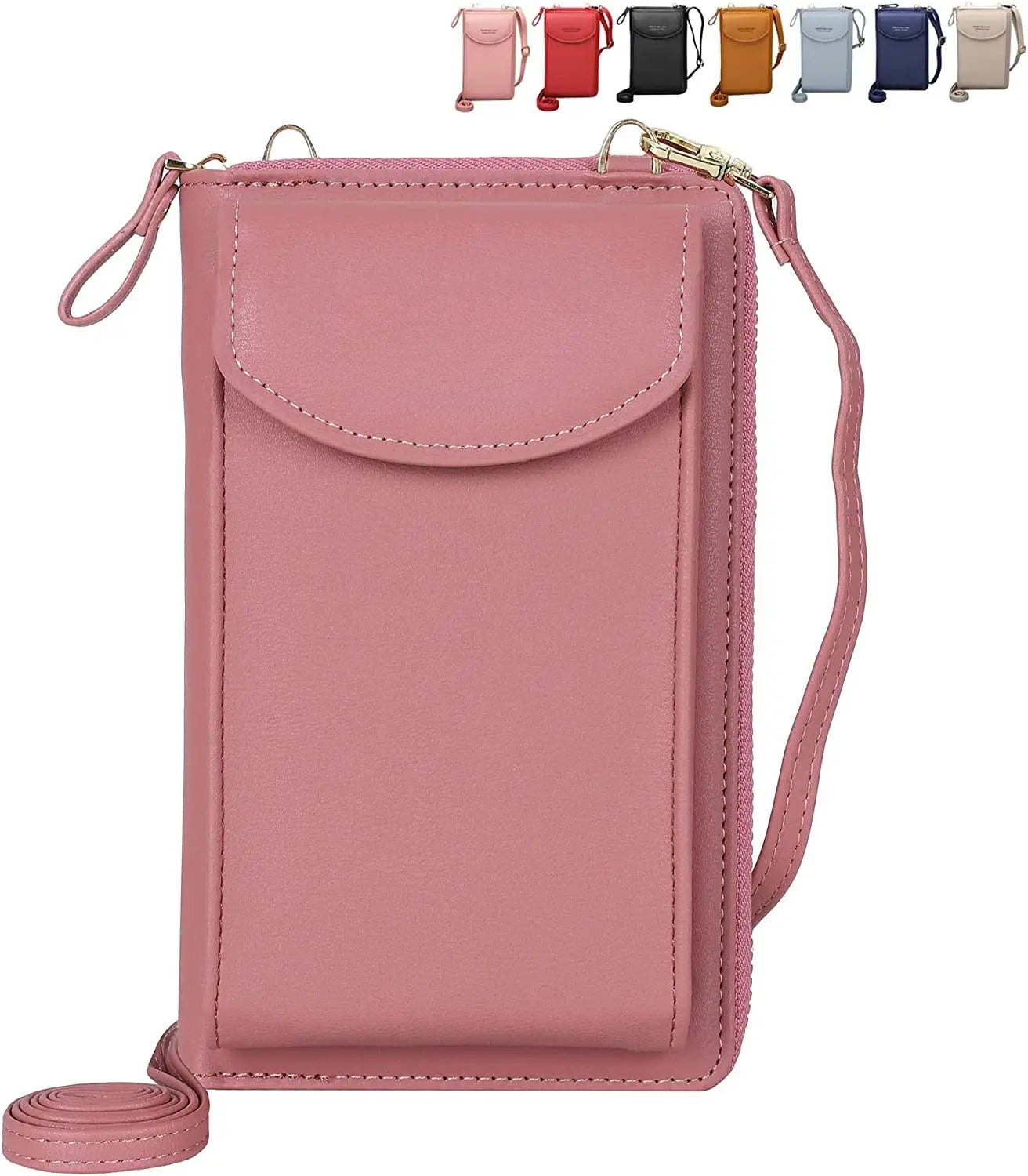 Handytasche Crossbody Damen – Umhängetasche & Geldbörse mit Kartenfächern