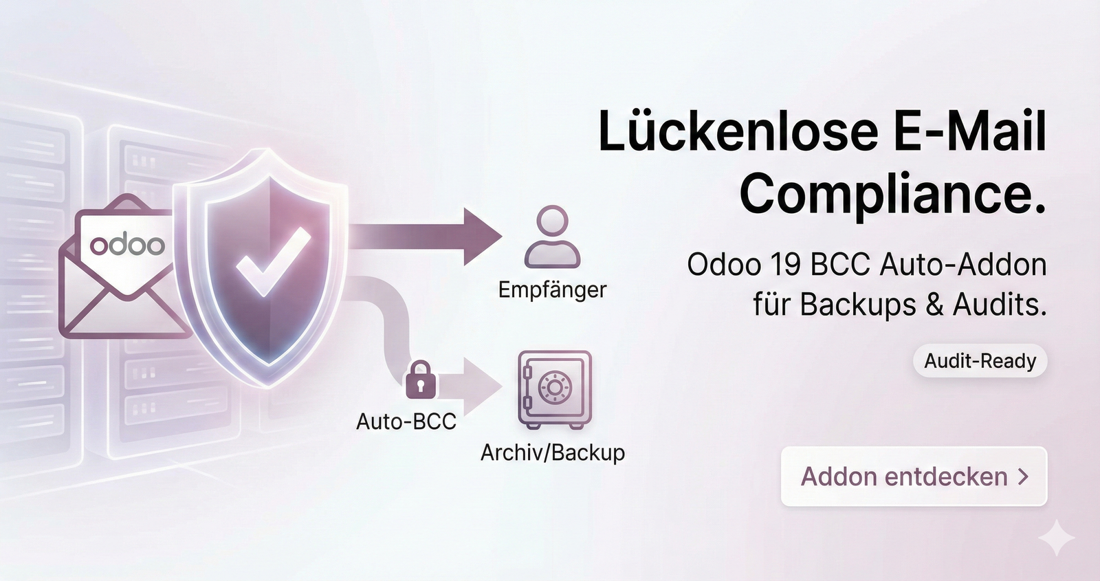 Odoo 19 E-Mail BCC Addon Top Email BCC Auto-Addon für Odoo 19