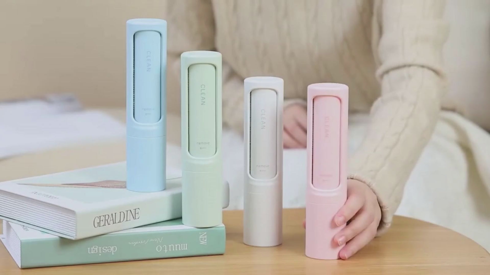 Kompakte Fusselbürste wiederverwendbar