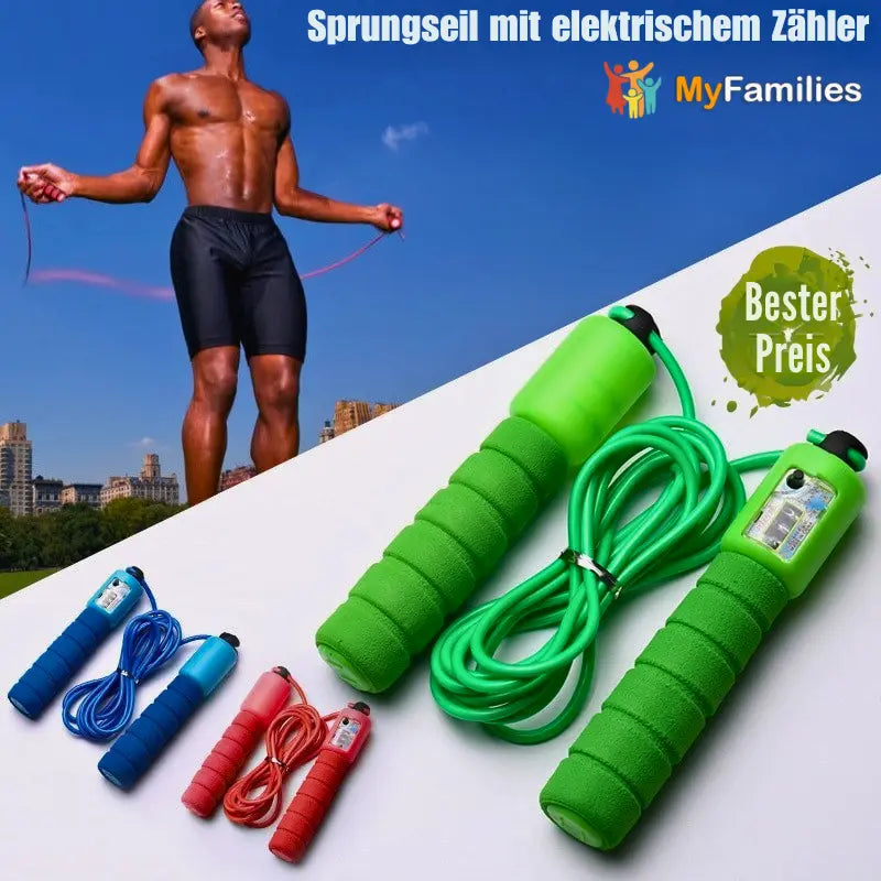 Springseil mit integriertem Zähler
