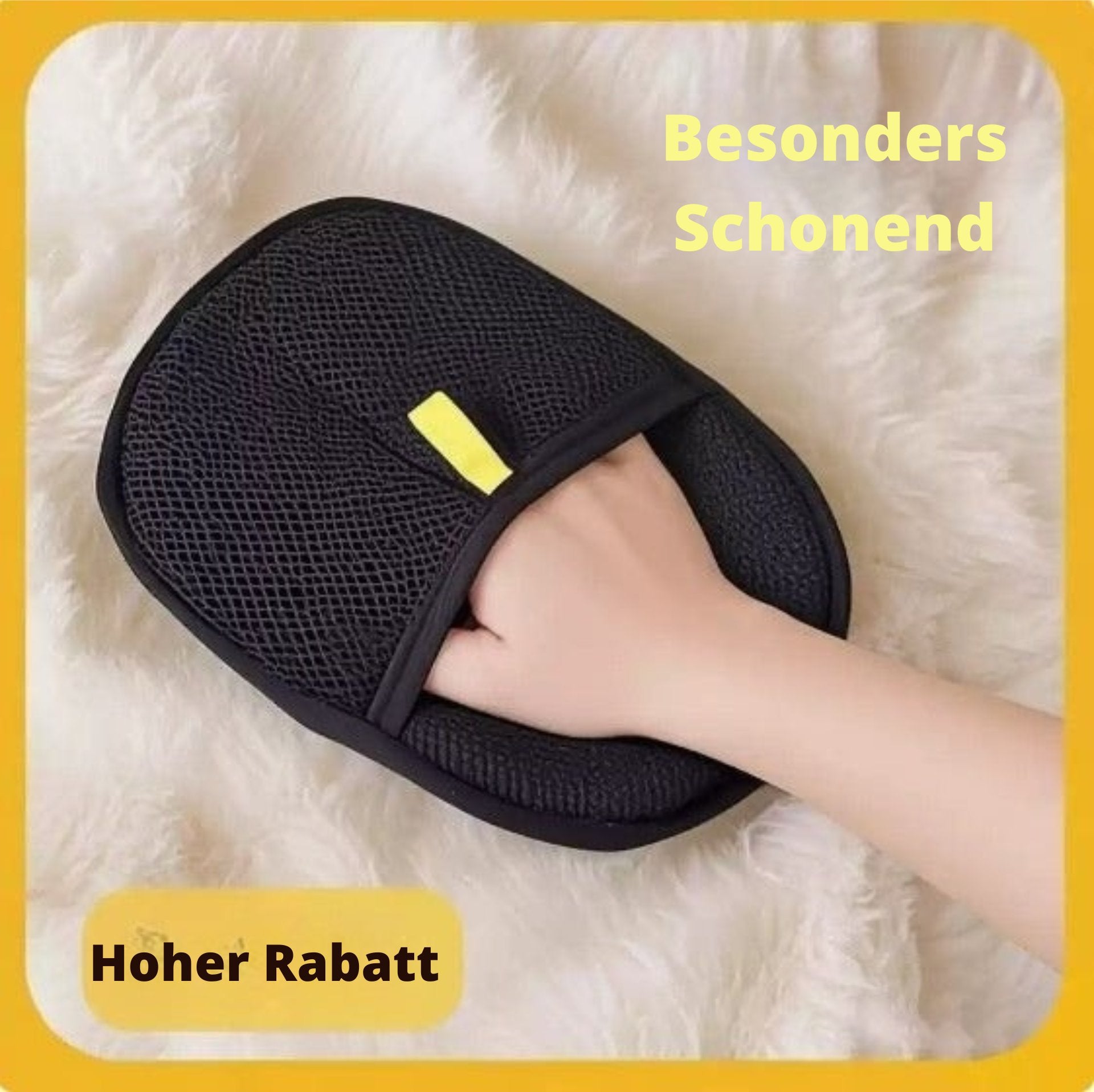 Fellentferner Fellmagnet Handschuhe doppelseitig – für Hunde & Katzen geeignet - zur Entfernung von Tierhaaren
