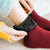 Gefütterte Socken Fleece bunte Farben Winter Schnee Warm