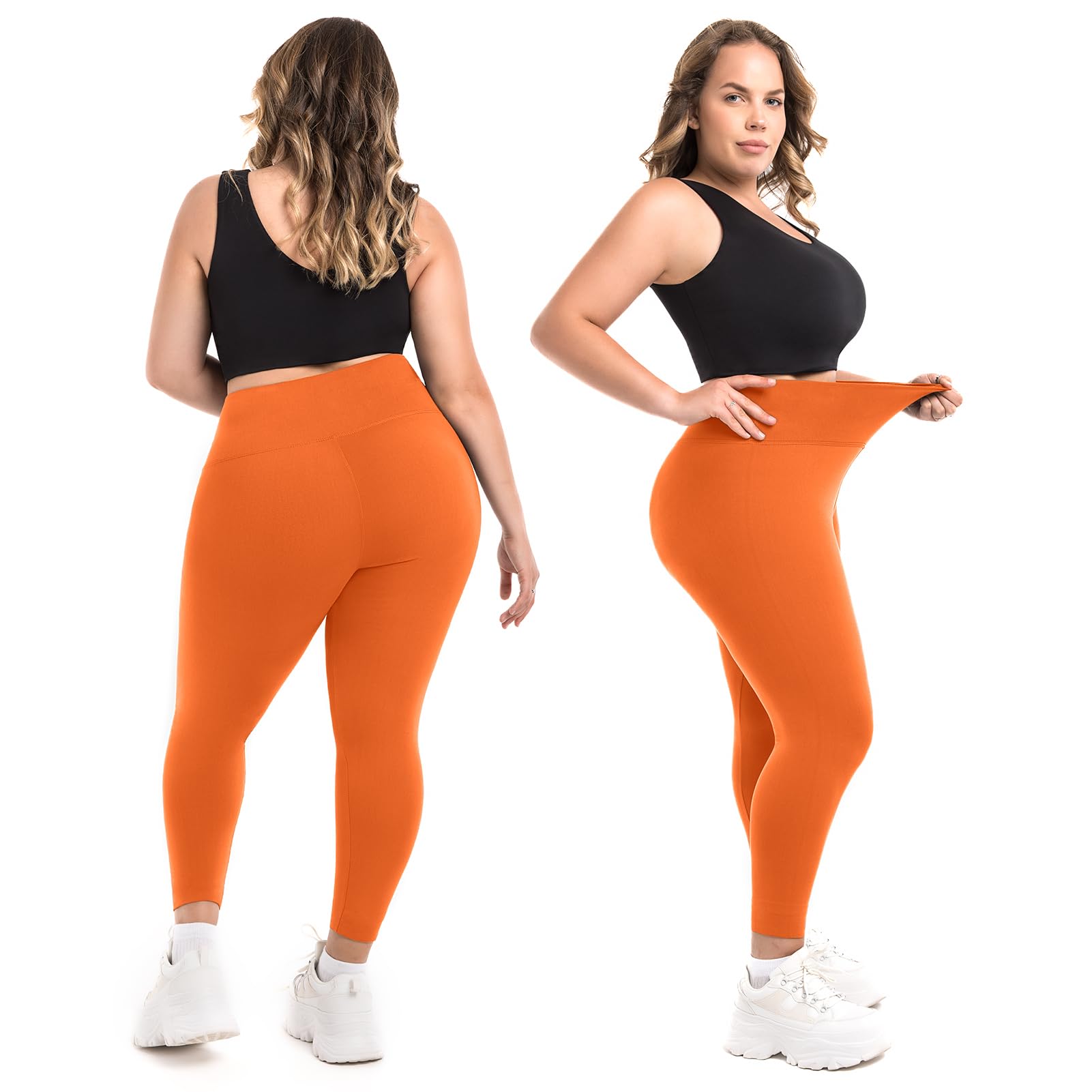 Leggings Damen Plus Size Große Größen High Waist Sport Leggings Damen für Gym Outdoor