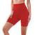 Radlerhose Damen Kurz High Waist Shorts Leggings für Sommer Fitness Sport Yoga