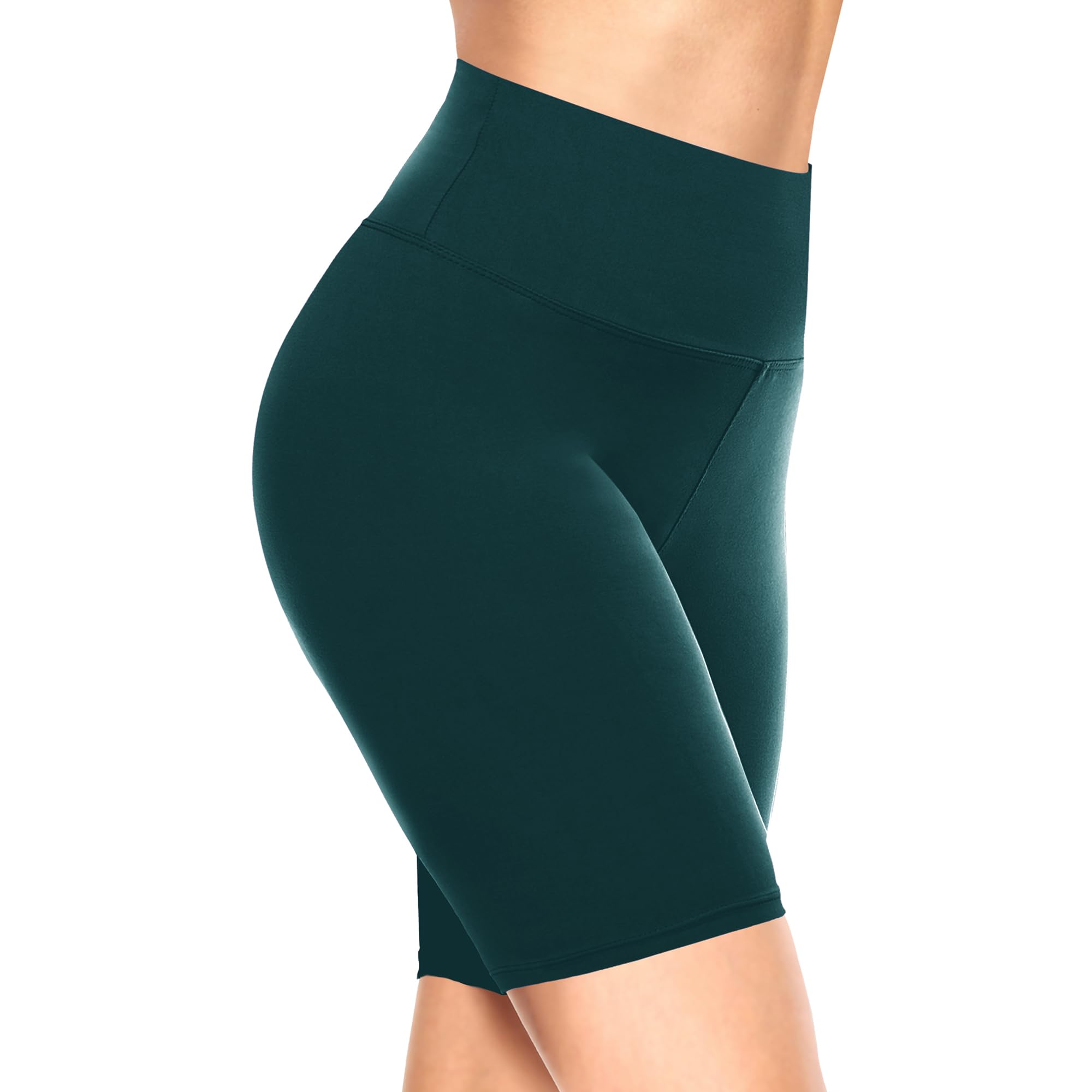 Radlerhose Damen Hohe Taille Kurze Sporthose Leggings Blickdicht Sommer Shorts Yoga Hose für Gym Sport