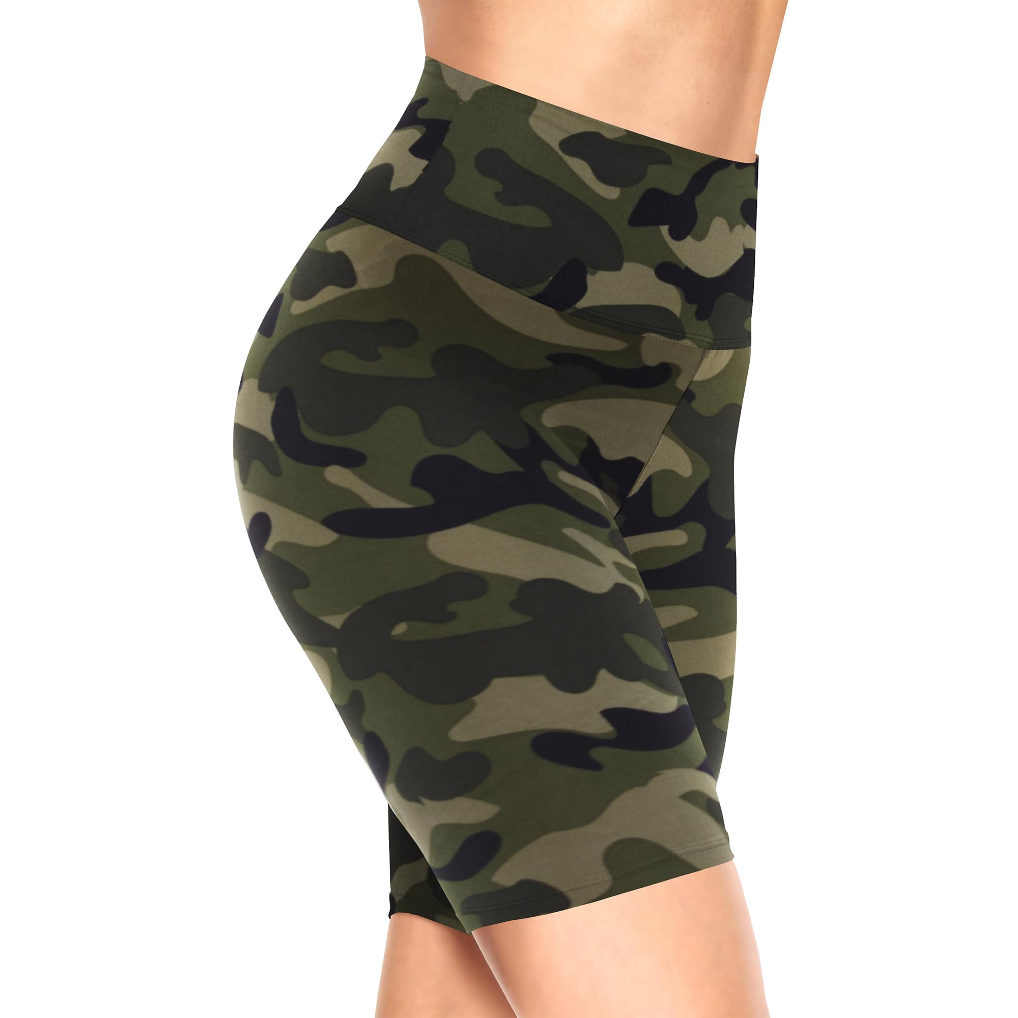 Radlerhose Damen Hohe Taille Kurze Sporthose Leggings Blickdicht Sommer Shorts Yoga Hose für Gym Sport