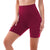 Radlerhose Damen Kurz High Waist Shorts Leggings für Sommer Fitness Sport Yoga
