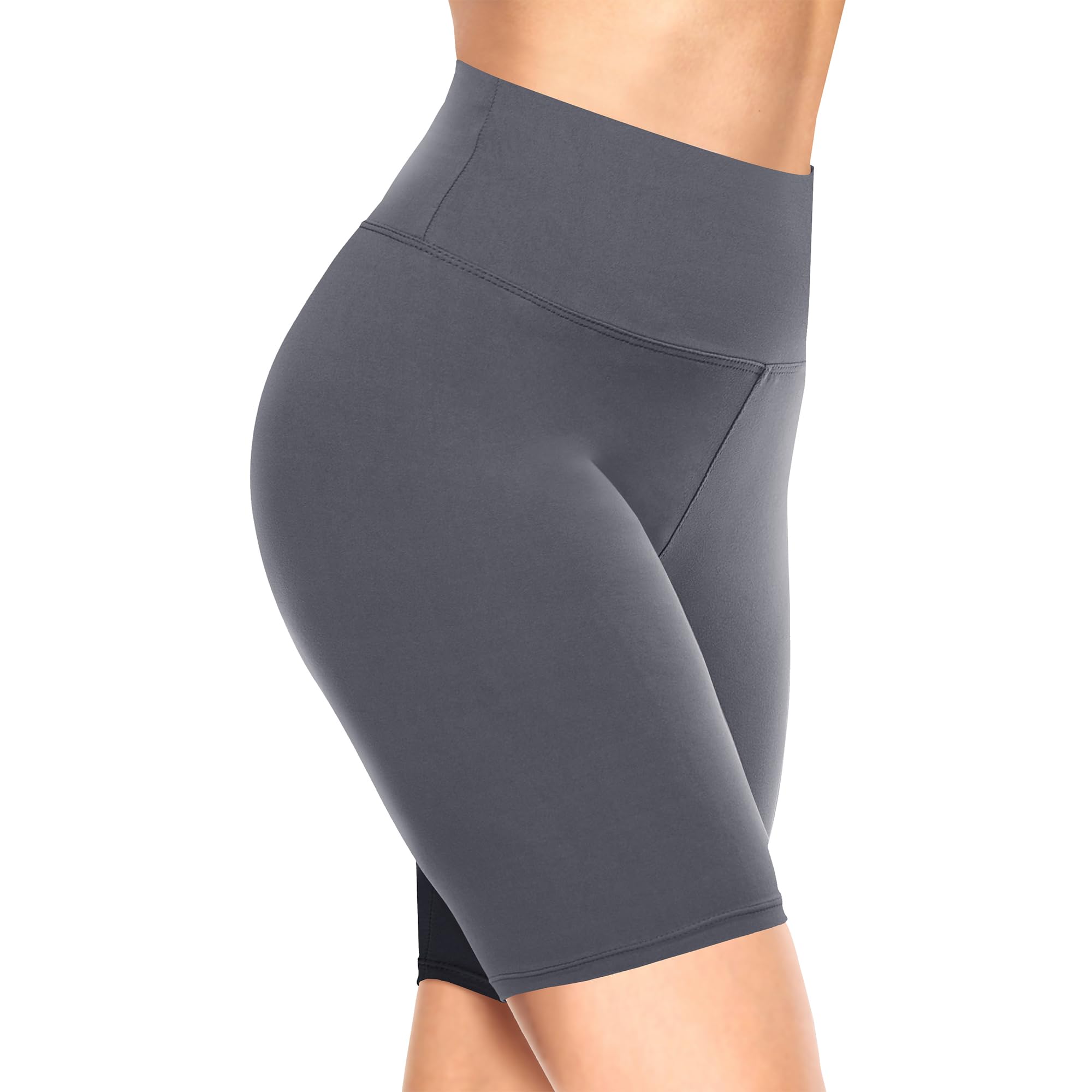 Radlerhose Damen Hohe Taille Kurze Sporthose Leggings Blickdicht Sommer Shorts Yoga Hose für Gym Sport