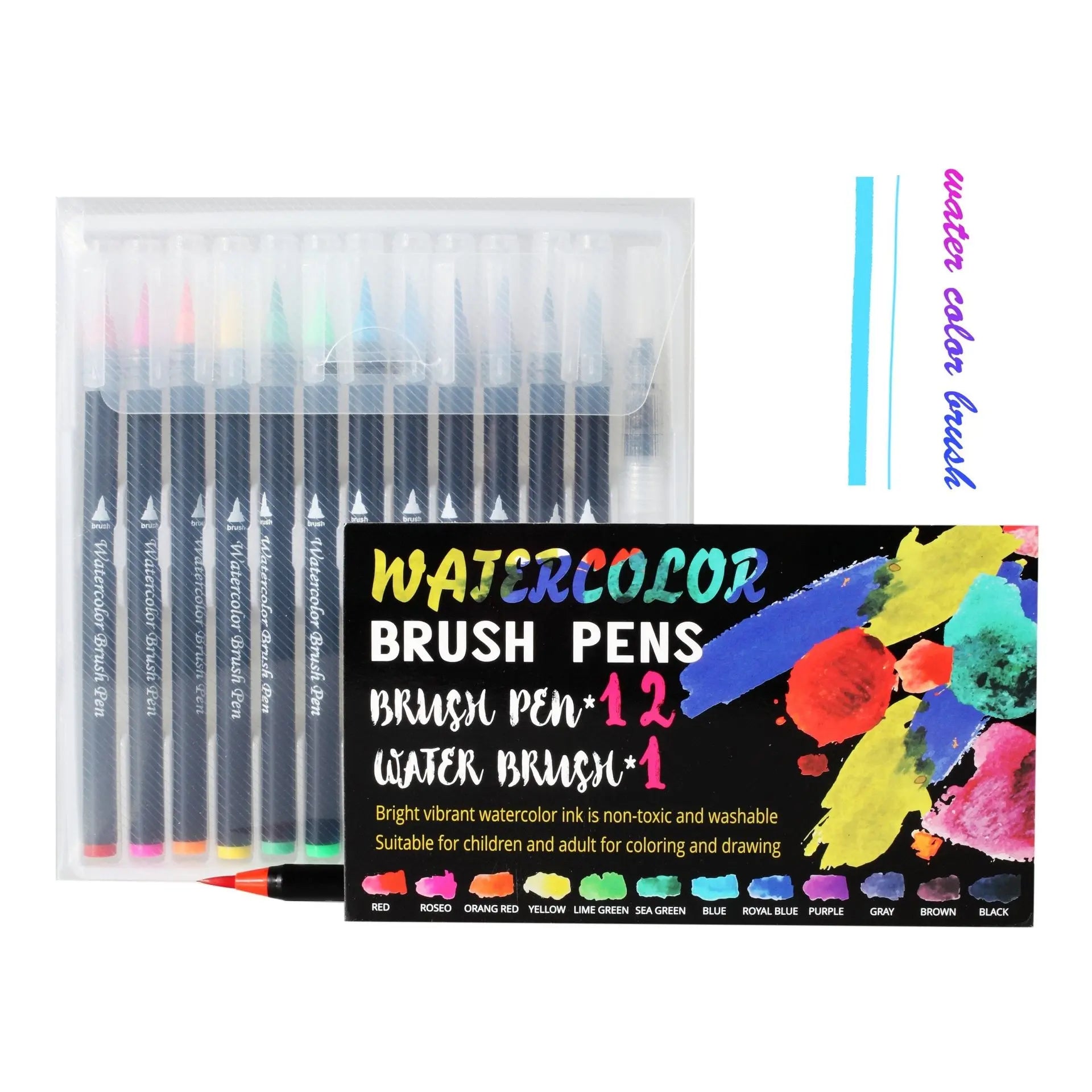 Pinselstifte Aquarellstifte Mit Befüllbaren Wassertankpinsel Malerei