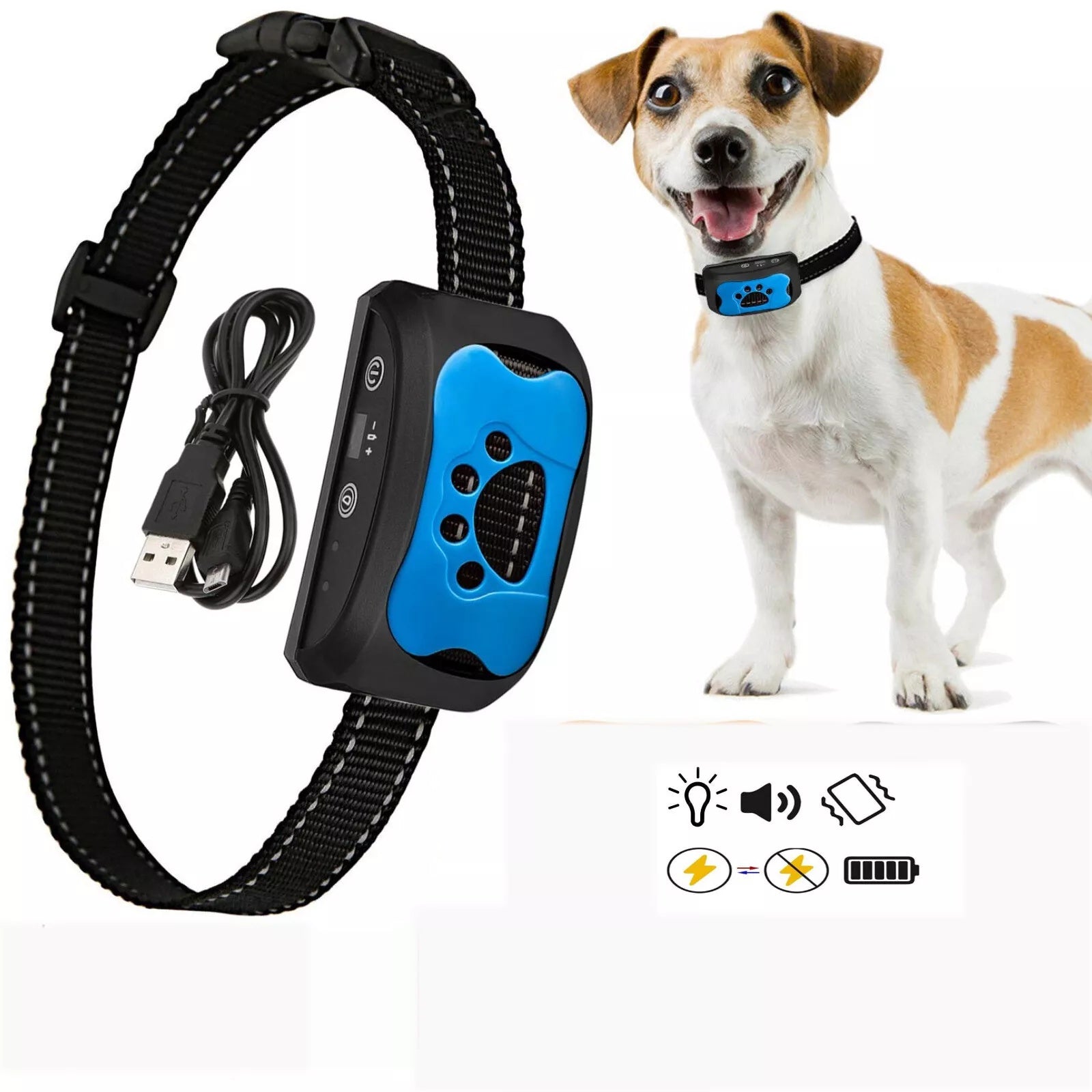 Anti-Bell-Hundehalsband – Sanfte Erziehung mit Ton & Vibration