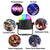 Discokugel LED Musiksteuerung – 360° rotierendes Party Licht 3W für Raum