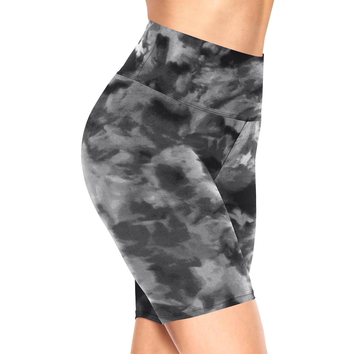 Radlerhose Damen Hohe Taille Kurze Sporthose Leggings Blickdicht Sommer Shorts Yoga Hose für Gym Sport