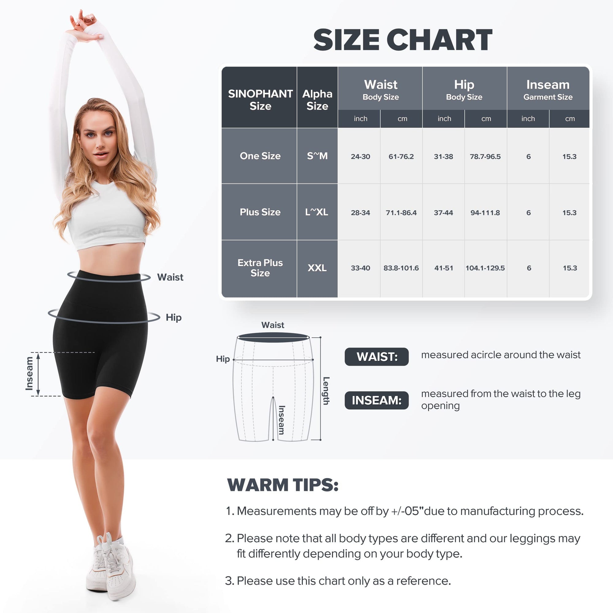Radlerhose Damen Kurz High Waist Shorts Leggings für Sommer Fitness Sport Yoga