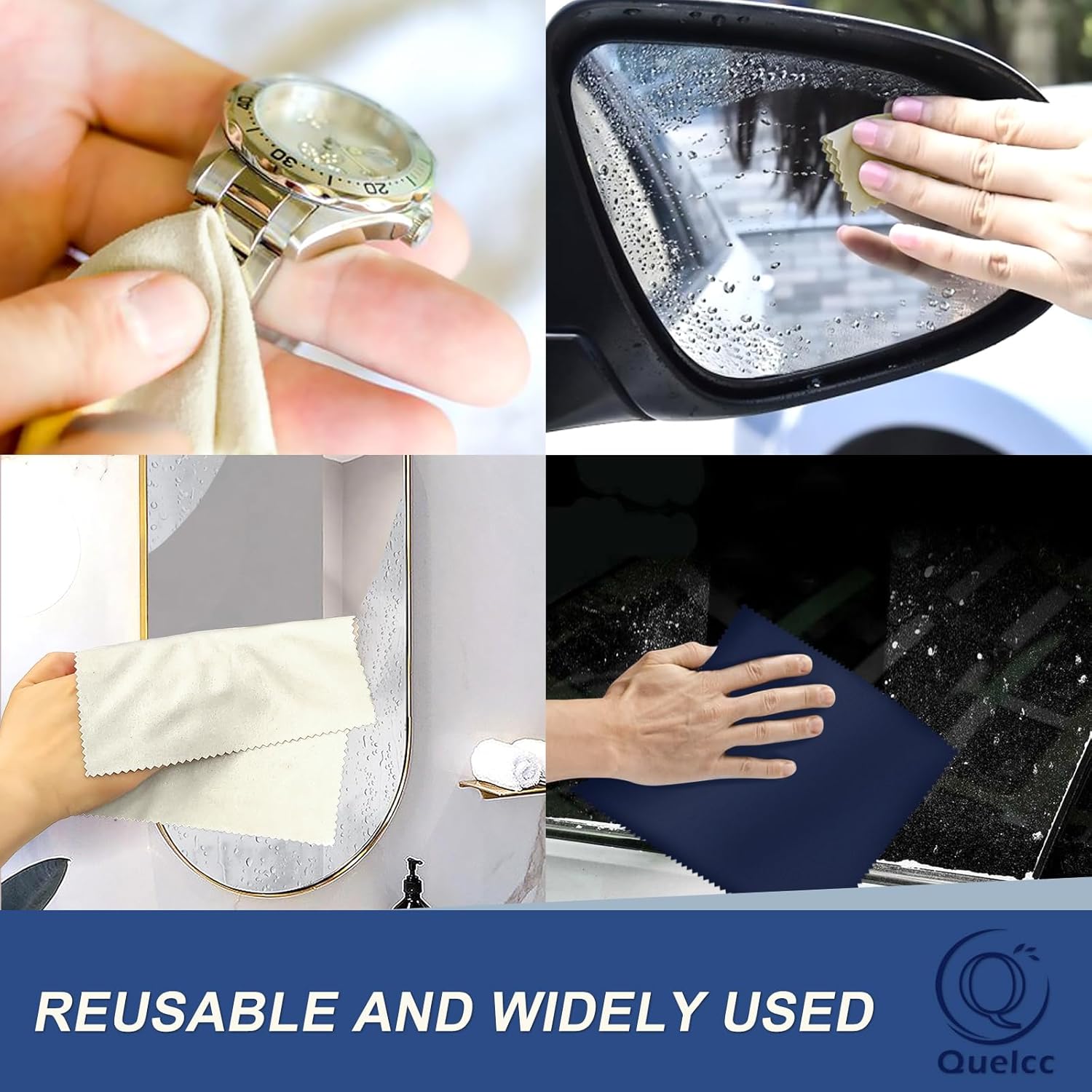 10 Stück Brillenputztücher, Mikrofaser Reinigungstuch, Microfaser Display Reinigungstuch, Für Brillen, Bildschirme, Kamera-Mikrofasertuch (15 X 18Cm)