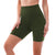 Radlerhose Damen Kurz High Waist Shorts Leggings für Sommer Fitness Sport Yoga
