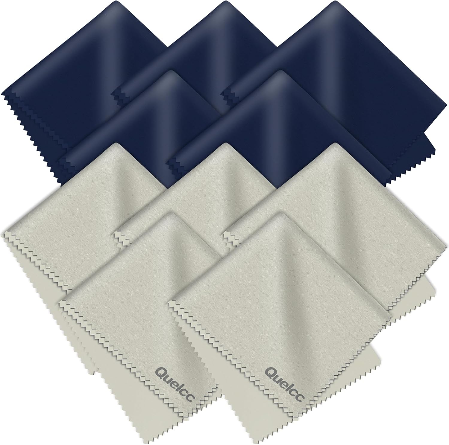 10 Stück Brillenputztücher, Mikrofaser Reinigungstuch, Microfaser Display Reinigungstuch, Für Brillen, Bildschirme, Kamera-Mikrofasertuch (15 X 18Cm)