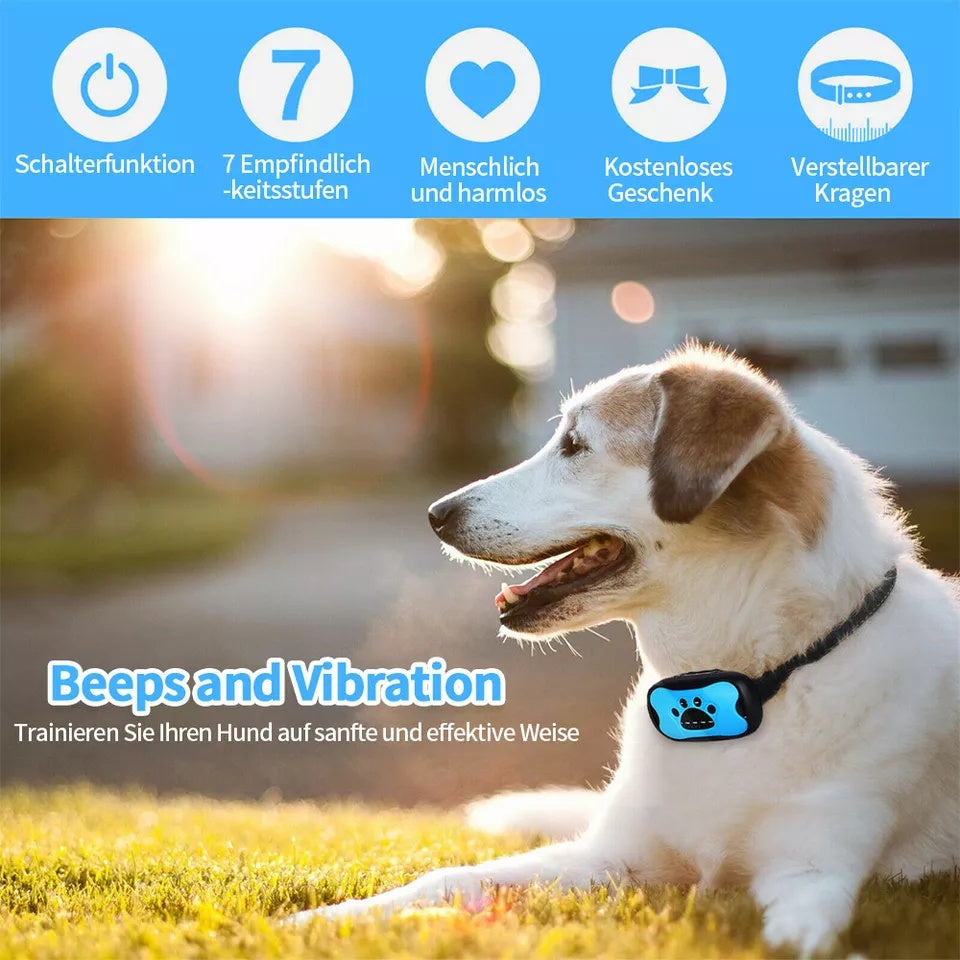 Anti-Bell-Hundehalsband – Sanfte Erziehung mit Ton & Vibration