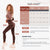 2er Pack Leggings Damen High Waist - Sportleggins Elastisch Yogahose Blickdicht Fitness Gym Yoga