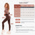 2er Pack Leggings Damen High Waist - Sportleggins Elastisch Yogahose Blickdicht Fitness Gym Yoga