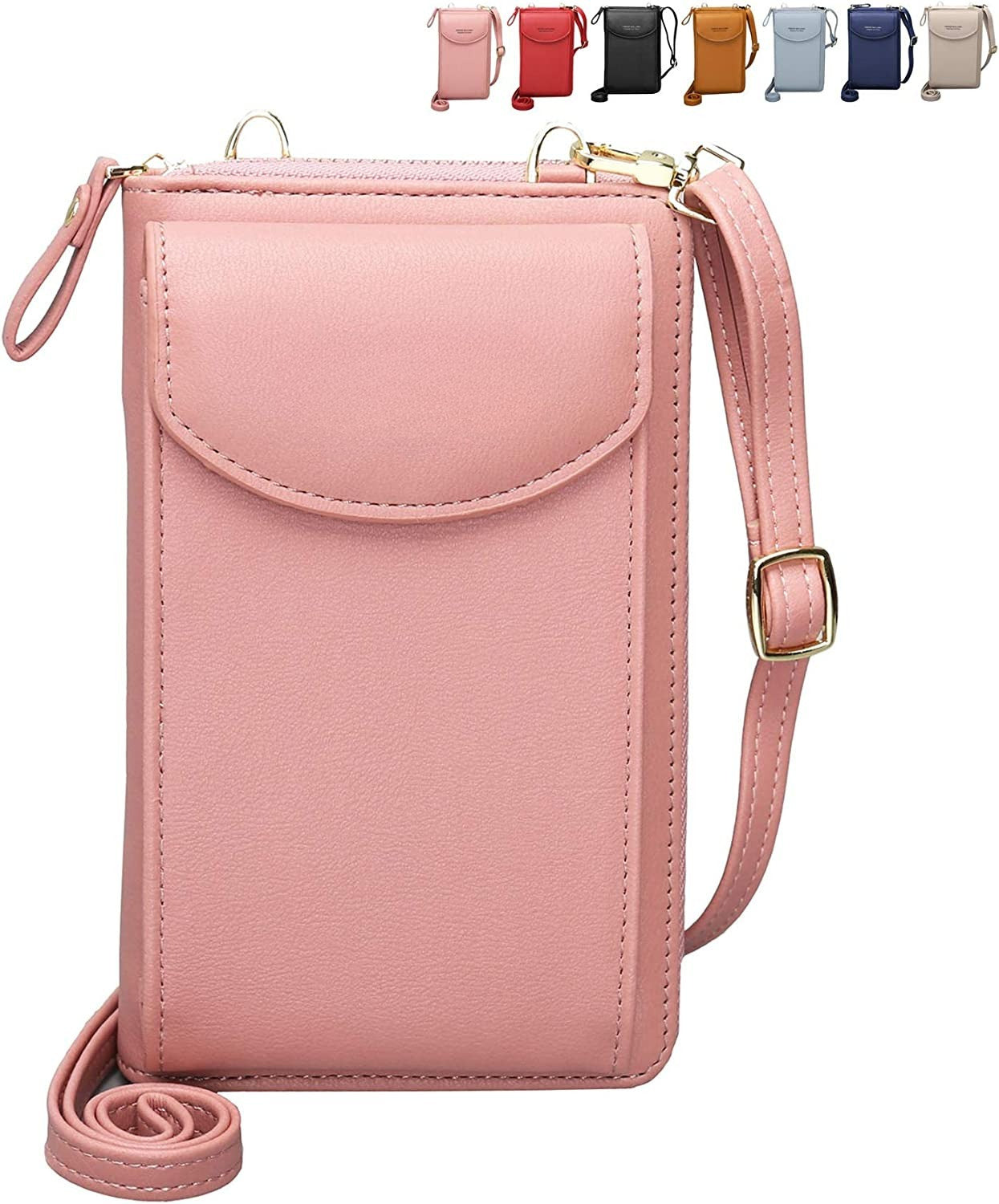 Handytasche Crossbody Damen – Umhängetasche & Geldbörse mit Kartenfächern