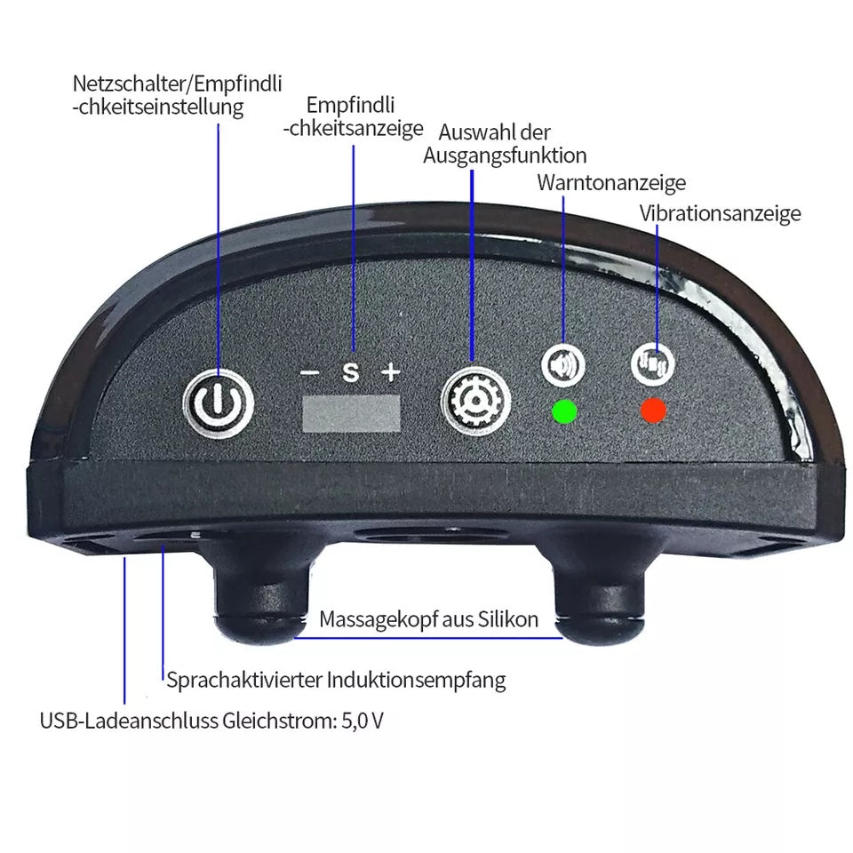 Anti-Bell-Hundehalsband – Sanfte Erziehung mit Ton & Vibration