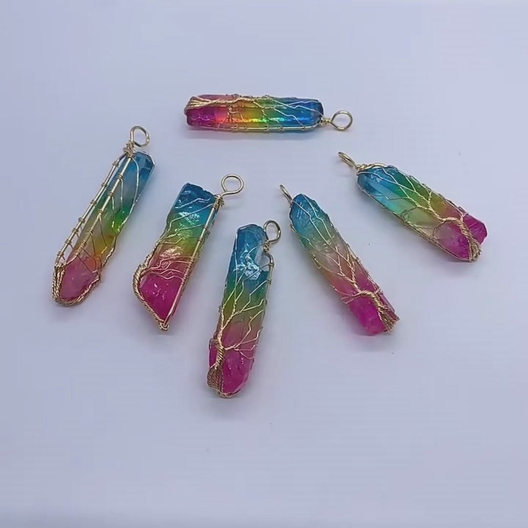 Stein des Lebens Kette – Anhänger Lebensblume für Harmonie & Energie